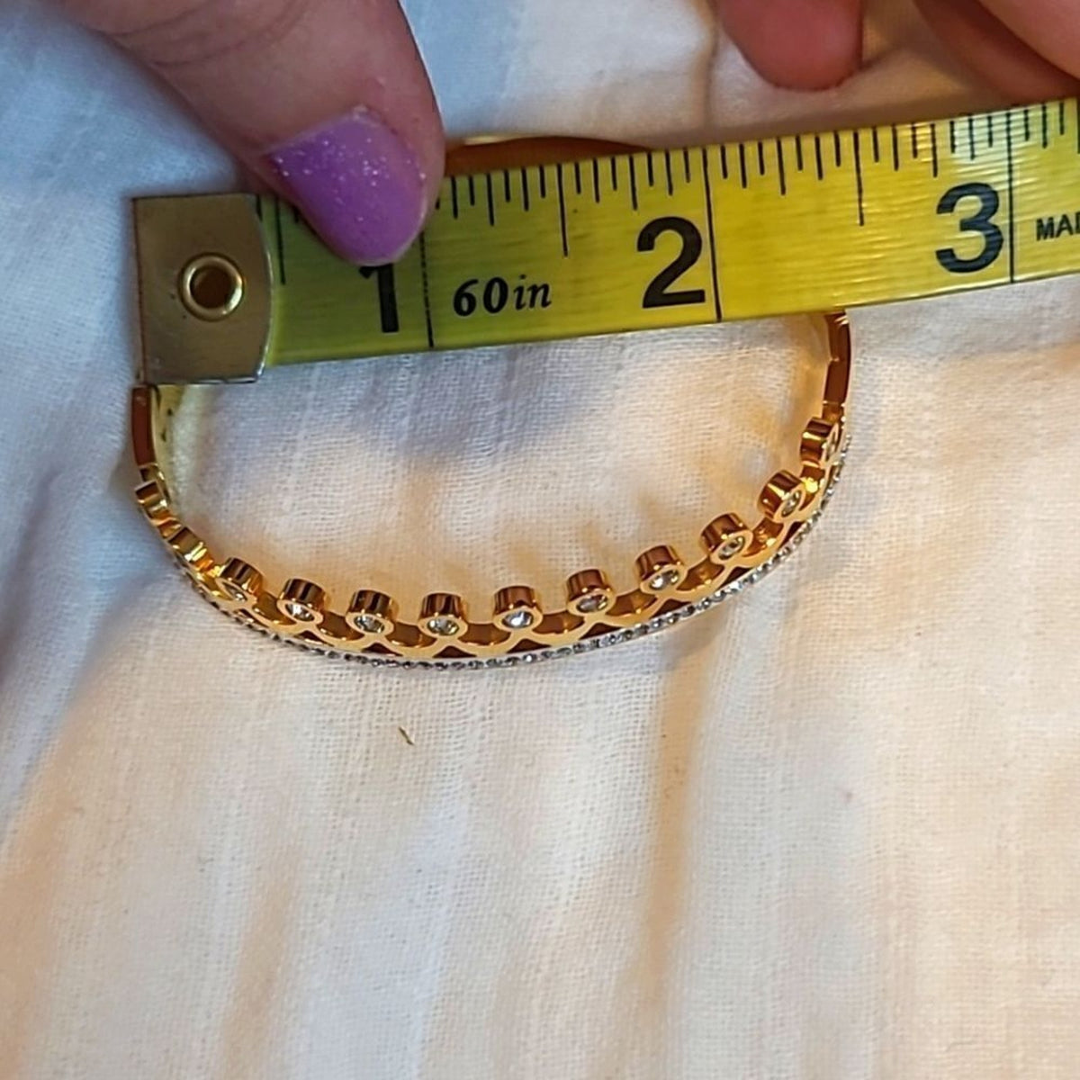 Elegant Crown Tiara Bangle Bracelet