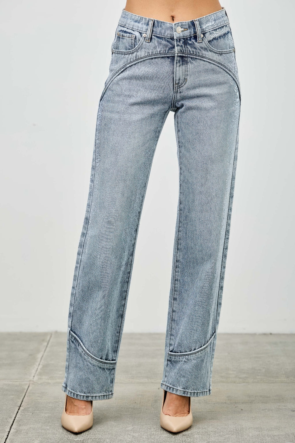 Fall Blue Jeans Western Staight Leg Trends 