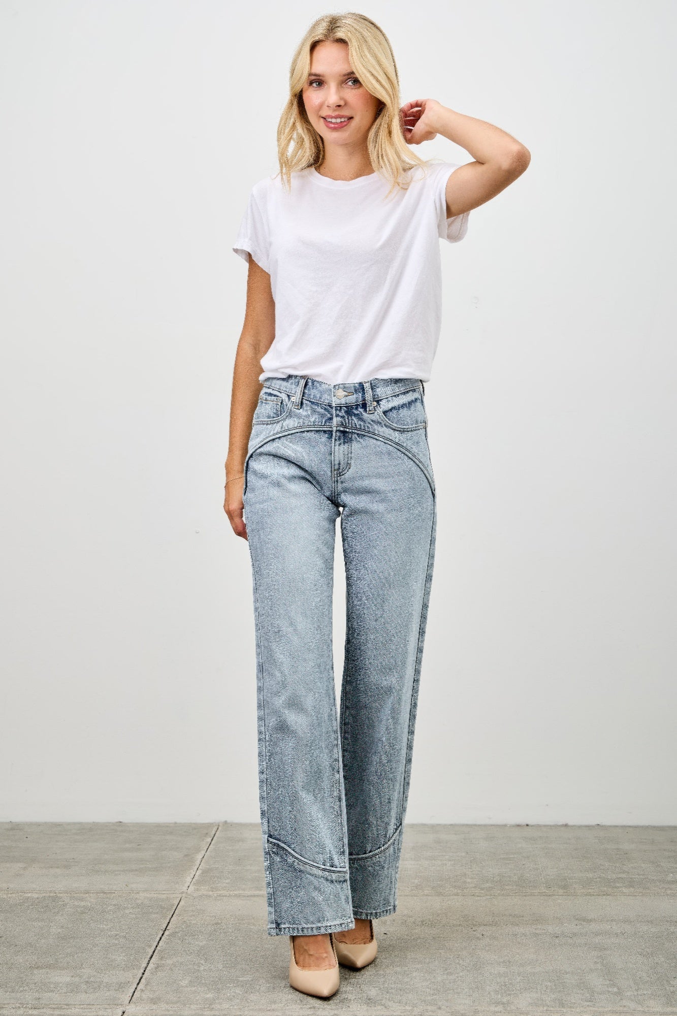 Fall Blue Jeans Western Staight Leg Trends  3