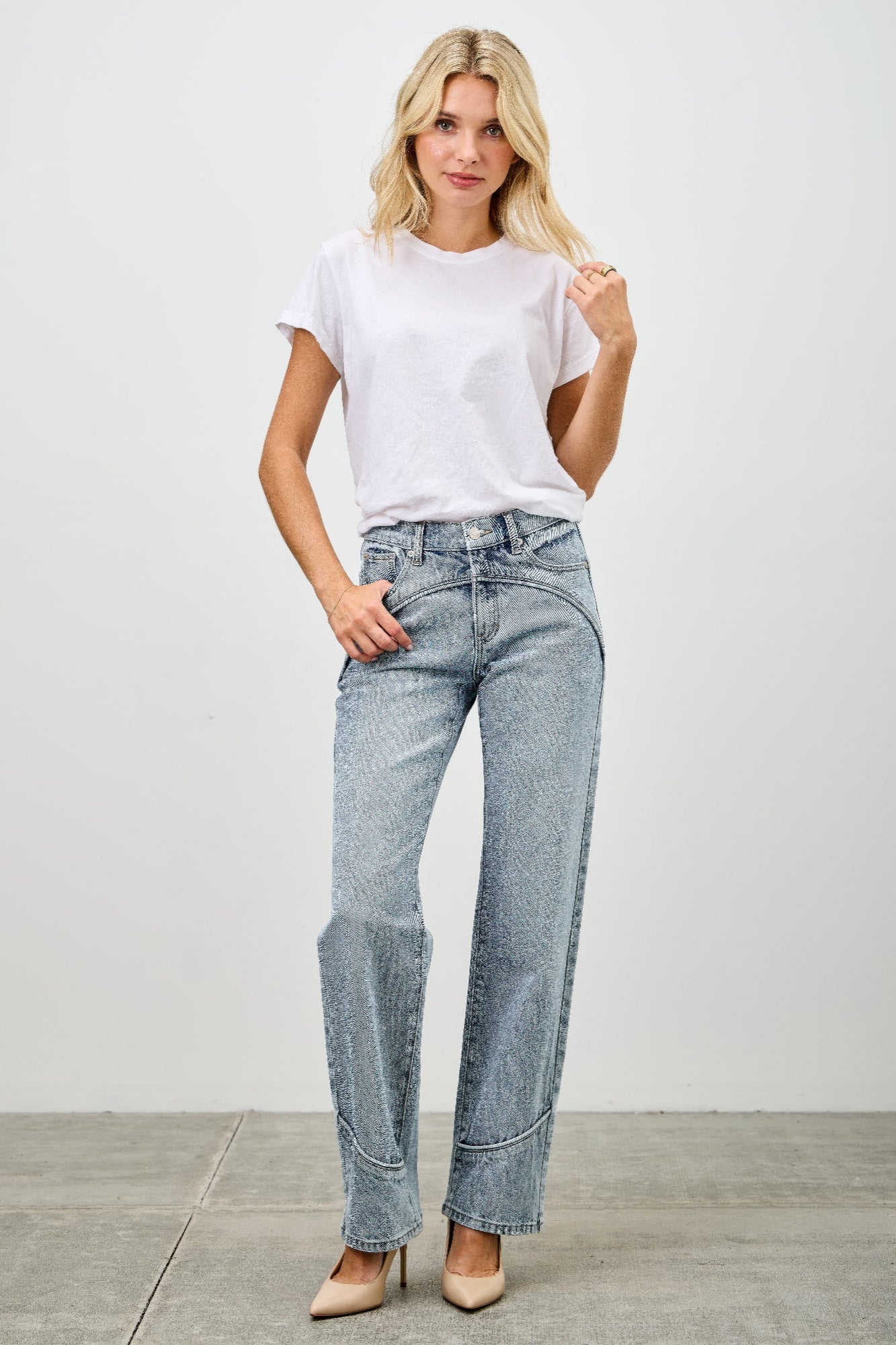 Fall Blue Jeans Western Staight Leg Trends  4