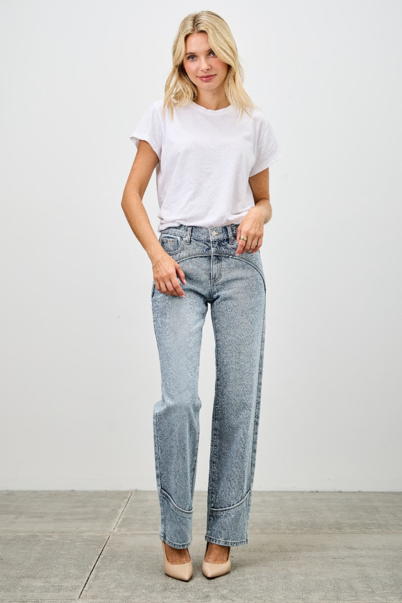 Fall Blue Jeans Western Staight Leg Trends  5