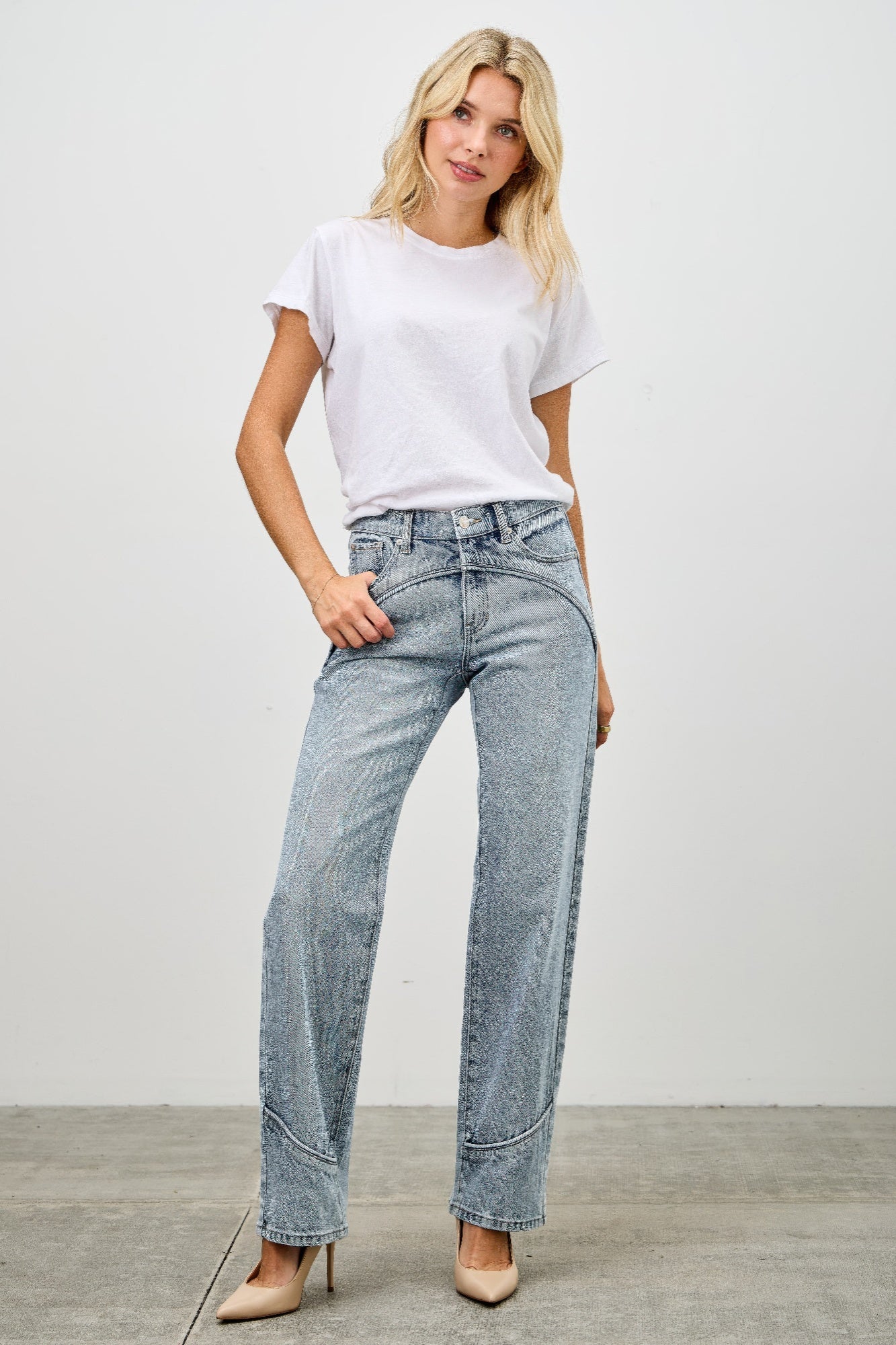 Fall Blue Jeans Western Staight Leg Trends  6