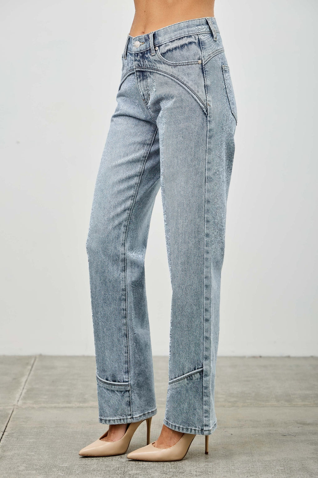 Fall Blue Jeans Western Staight Leg Trends  8
