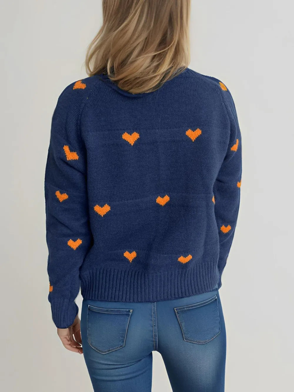 heart-print-round-neck-zip-up-cardigan-sweater-jacket-navy-02