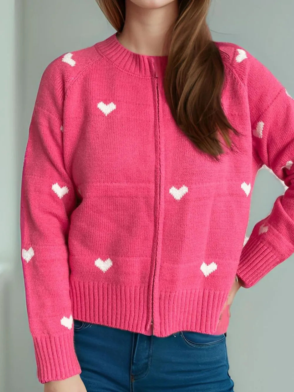 heart-print-round-neck-zip-up-cardigan-sweater-jacket-pink_02