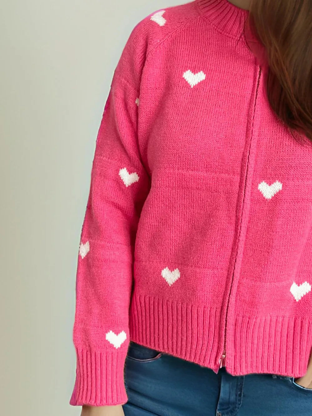 heart-print-round-neck-zip-up-cardigan-sweater-jacket-pink_03