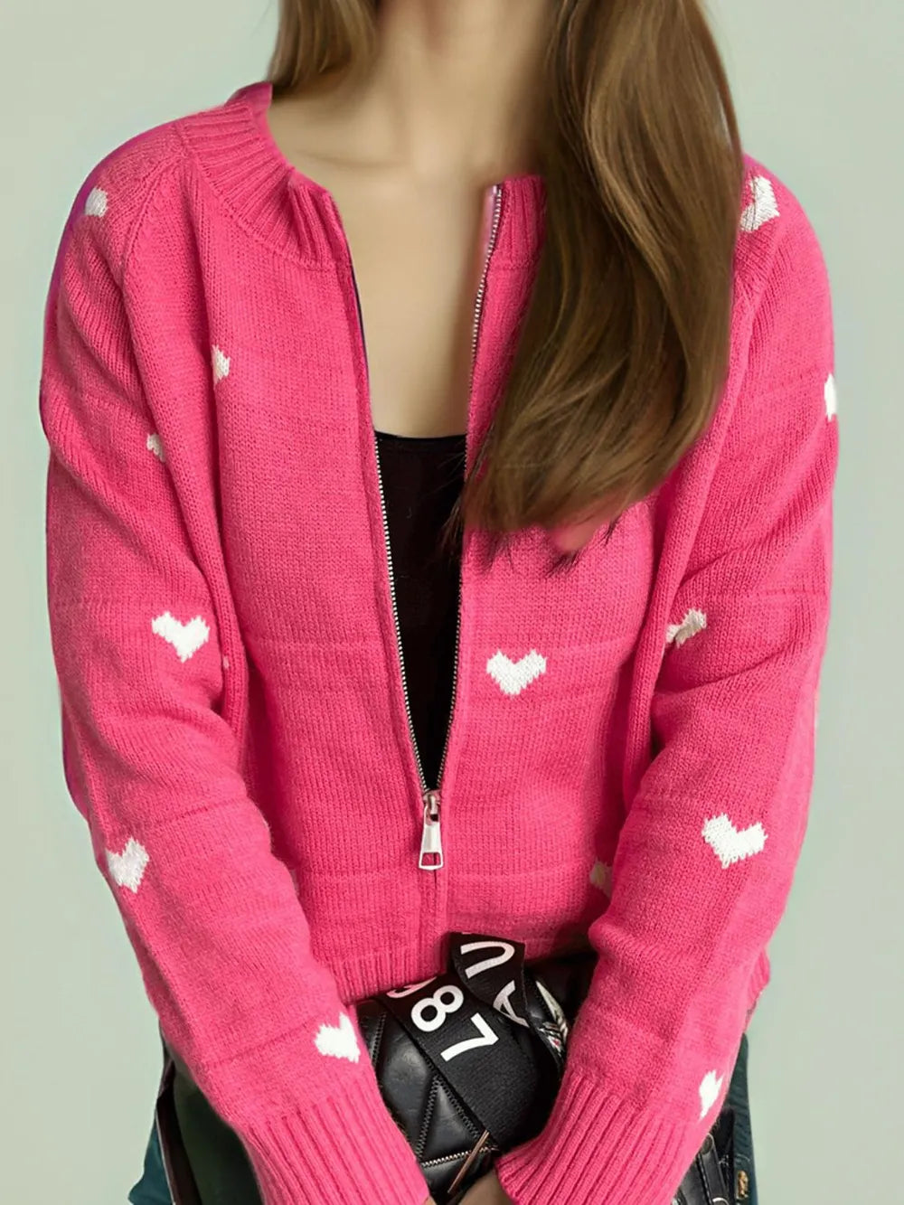 heart-print-round-neck-zip-up-cardigan-sweater-jacket-pink_05