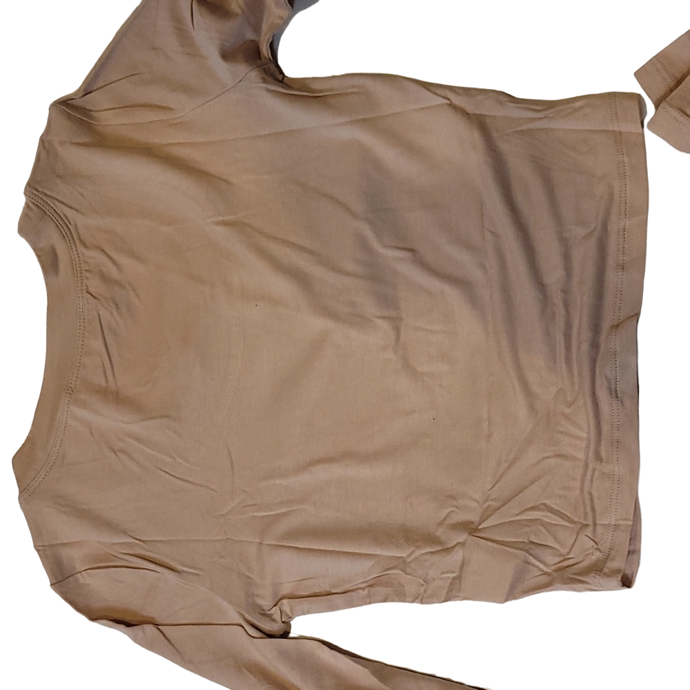 Your Fave Cropped Fitted Long Sleeve Street Tee sz S M L | Basic Tees