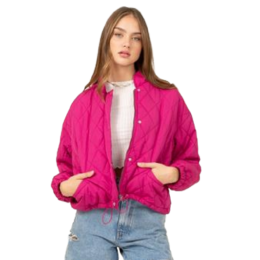 Hyfve Pink PUffer Coat